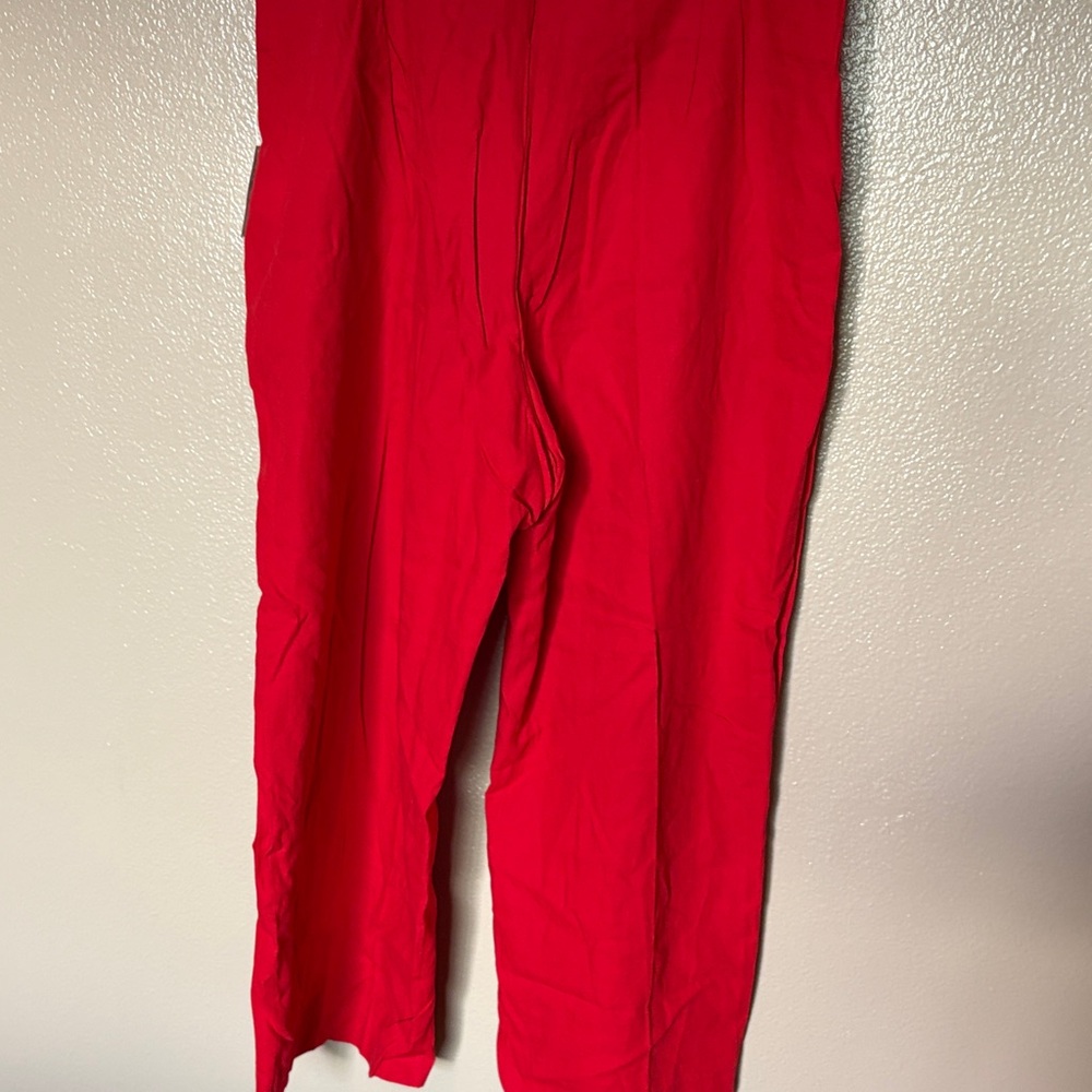 Gap Red Wide-Leg Women’s Pants petite - Picture 7 of 7